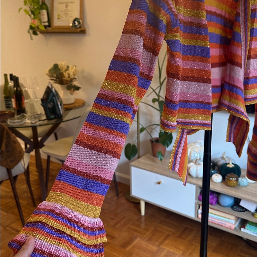 FARM Rio Multicolor Striped Cardigan - Picture 3 of 3